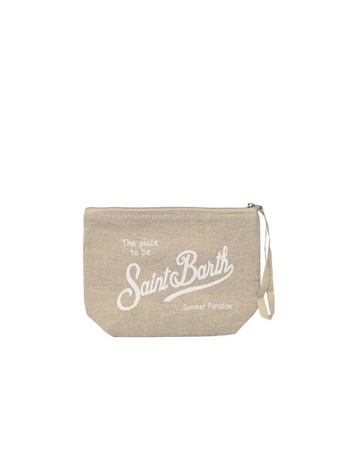 Pochette Aline Linen in lino Beige Mc2 Saint Barth | ALI000401139L